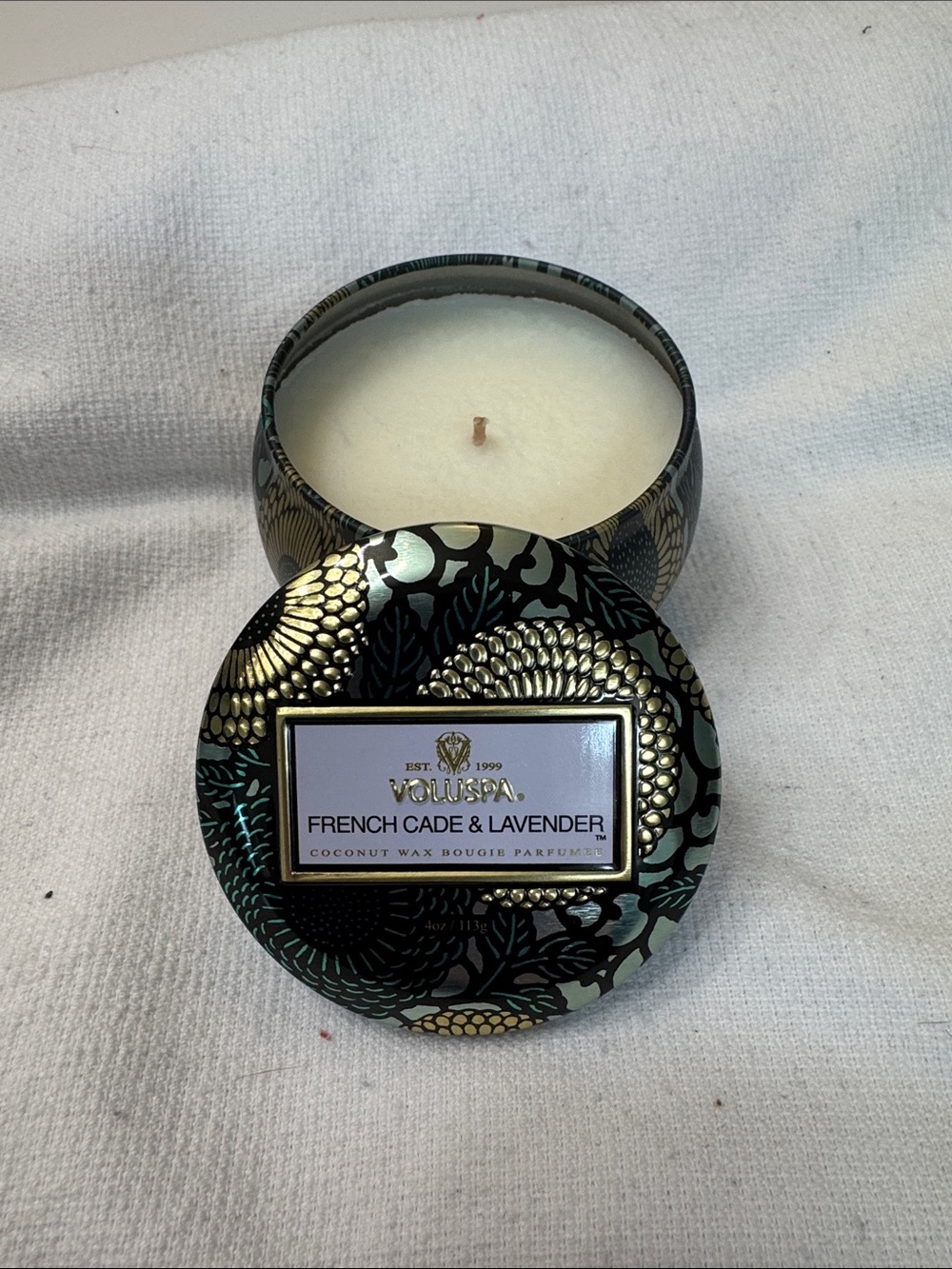Voluspa French Cade & Lavender Candle Tin